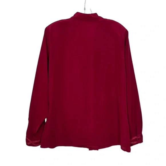 Vintage Yves St. Clair Red Blouse - Picture 11 of 15